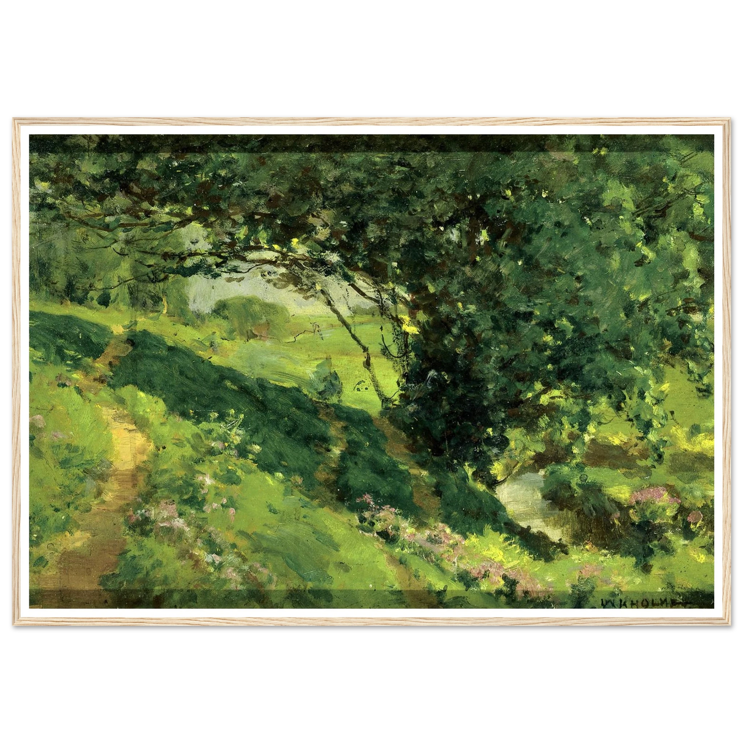 Original Sketch Of ‘the Wanderlusters’ Rest’ (ca. 1915) Art Print | William Henry Holmes-Quipham Collections