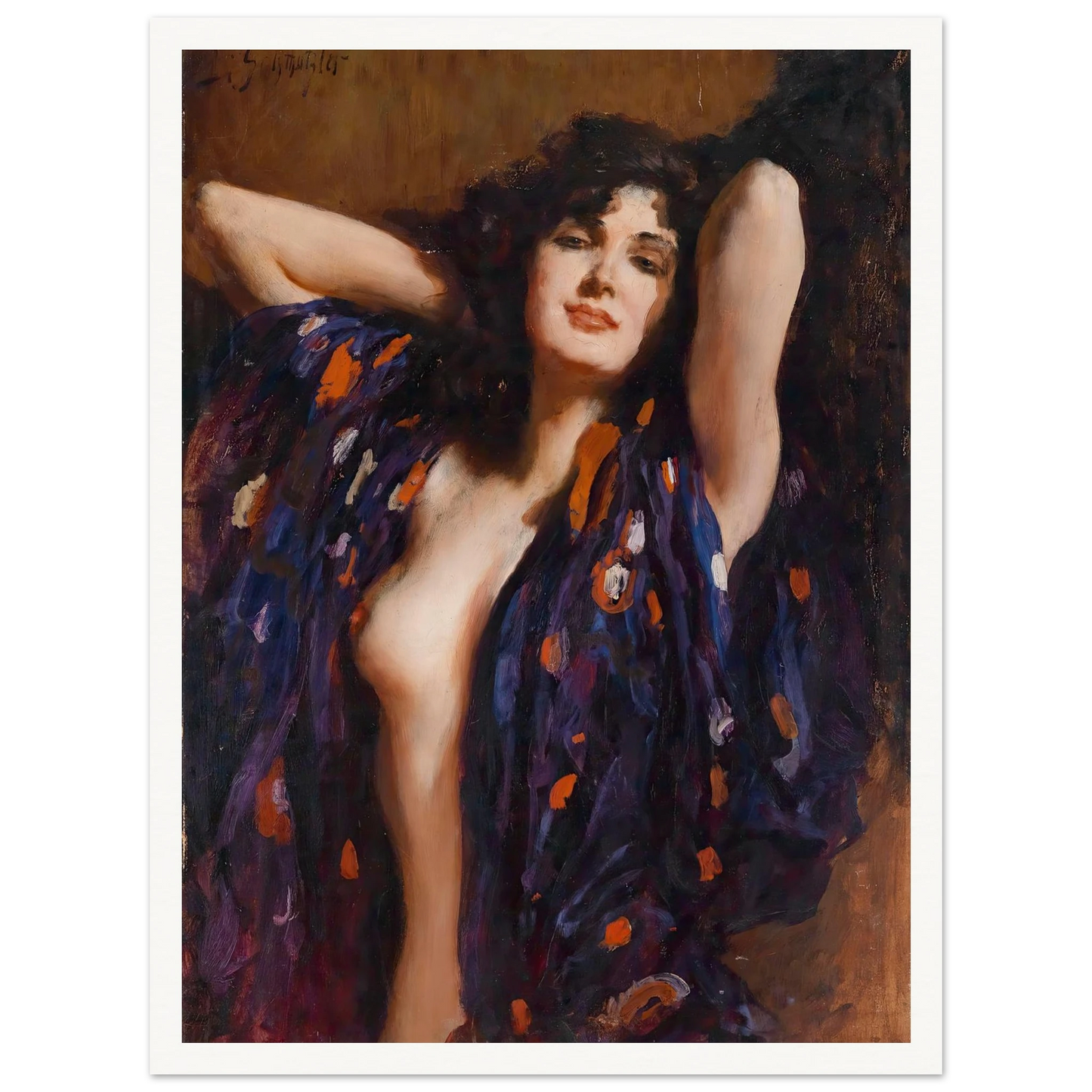 Verführerischer Blick Art Print | Leopold Schmutzler-Quipham Collections