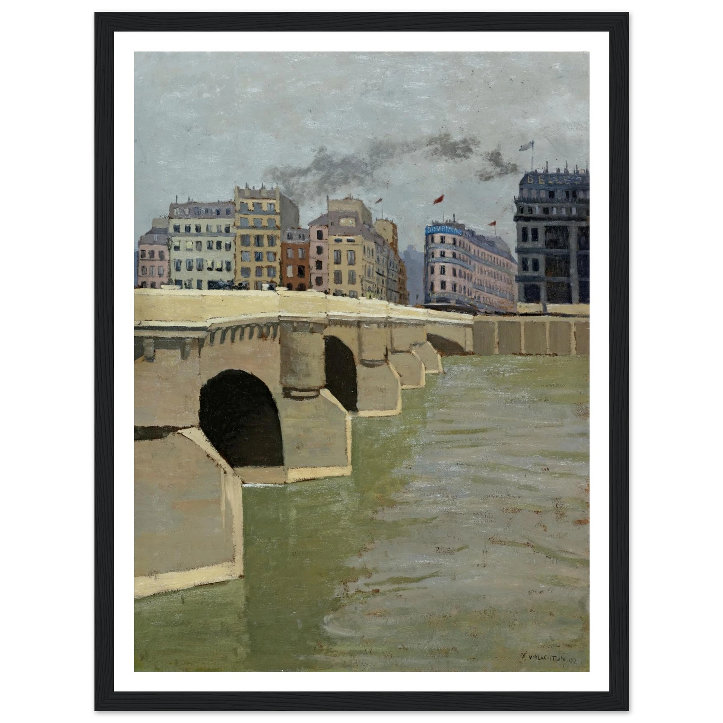 The Pont Neuf Bridge, 1902 Art Print | Felix Vallotton-Quipham Collections