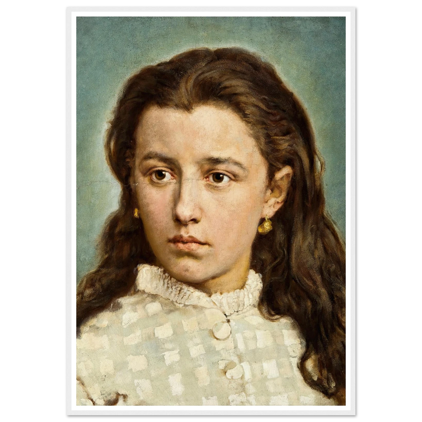 Portrait of Maria Levittoux (1872) Art Print | Jan Matejko-Quipham Collections