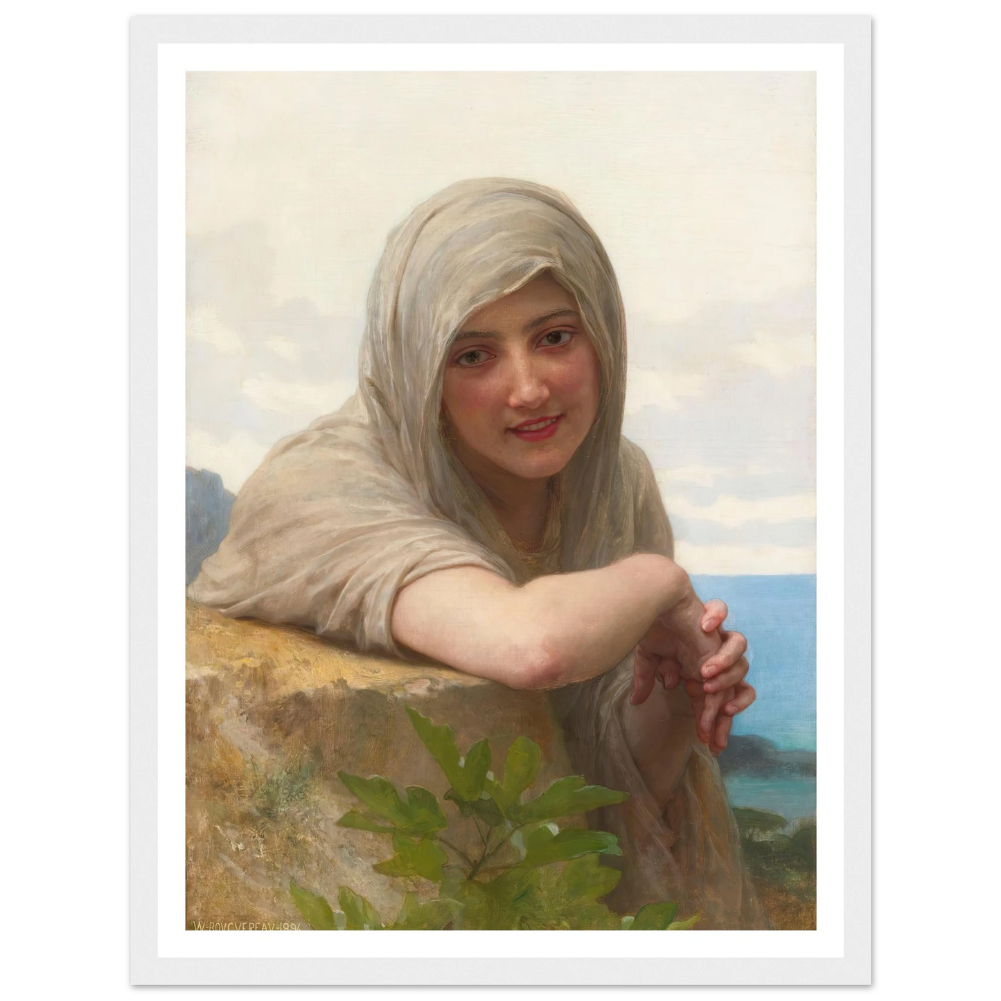 Souvenir (1894) Art Print | William Bouguereau-Quipham Collections