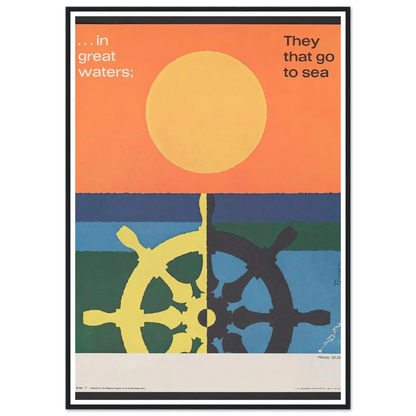 In great water; … Psalms 107_23 (1963) Art Print | Joseph Binder-Quipham Collections