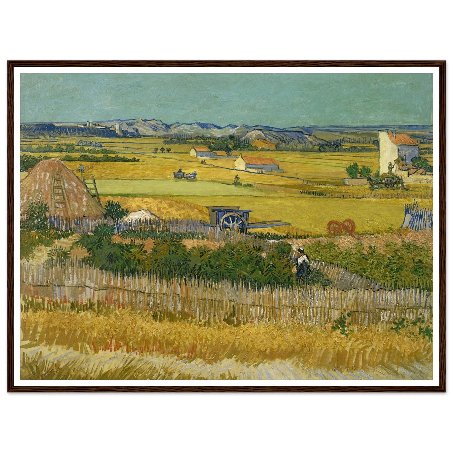 The harvest (1888) Art Print | Vincent van Gogh-Quipham Collections