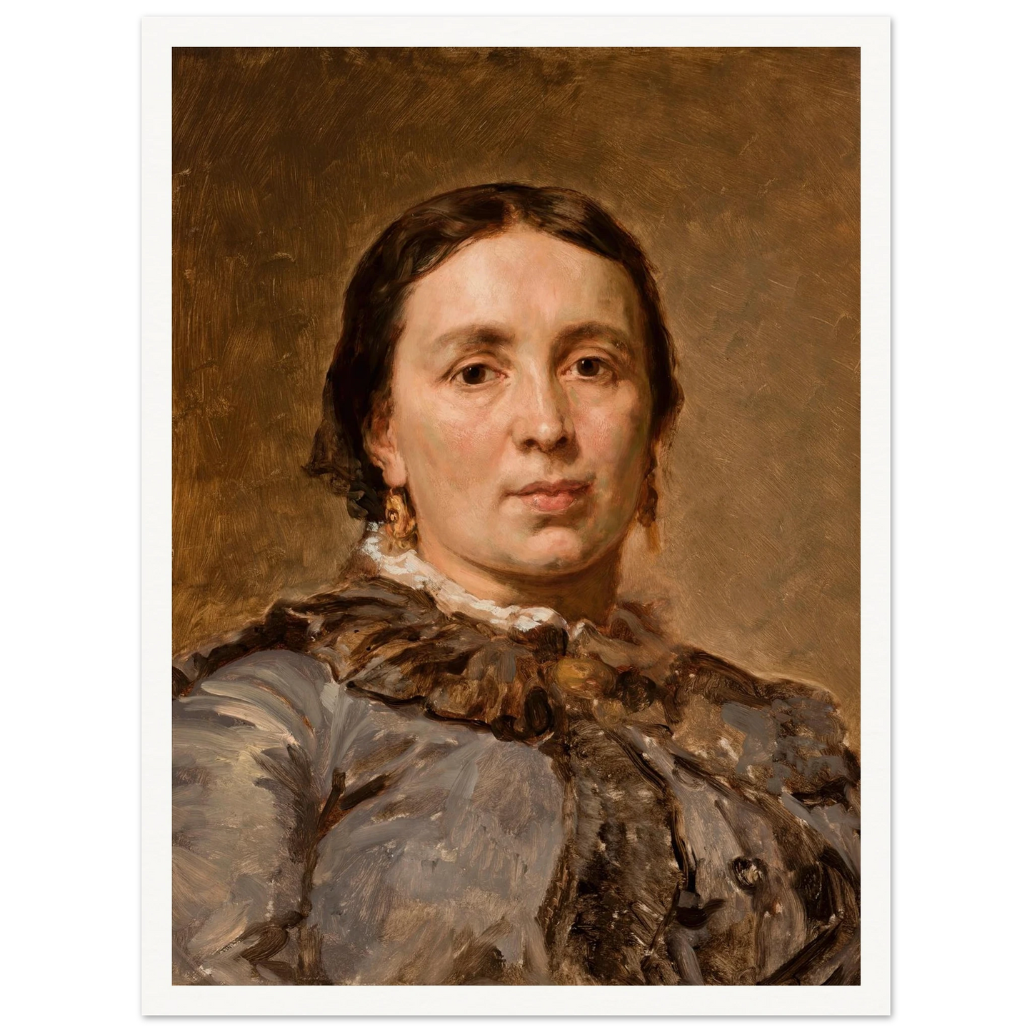 Portrait of Maria née Matejko GoIIchowska (1836-1917) (1882) Art Print | Jan Matejko-Quipham Collections