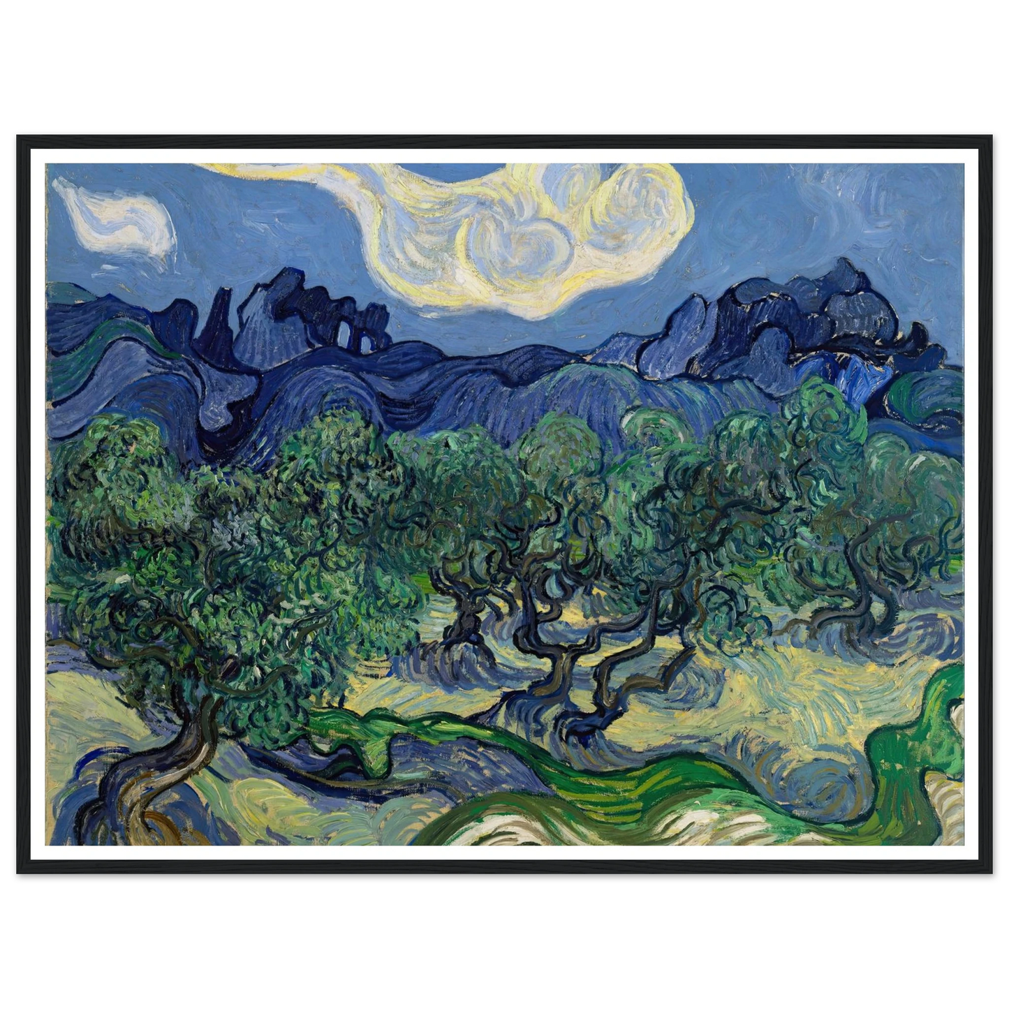 The Olive Trees (1889) Art Print | Vincent van Gogh-Quipham Collections