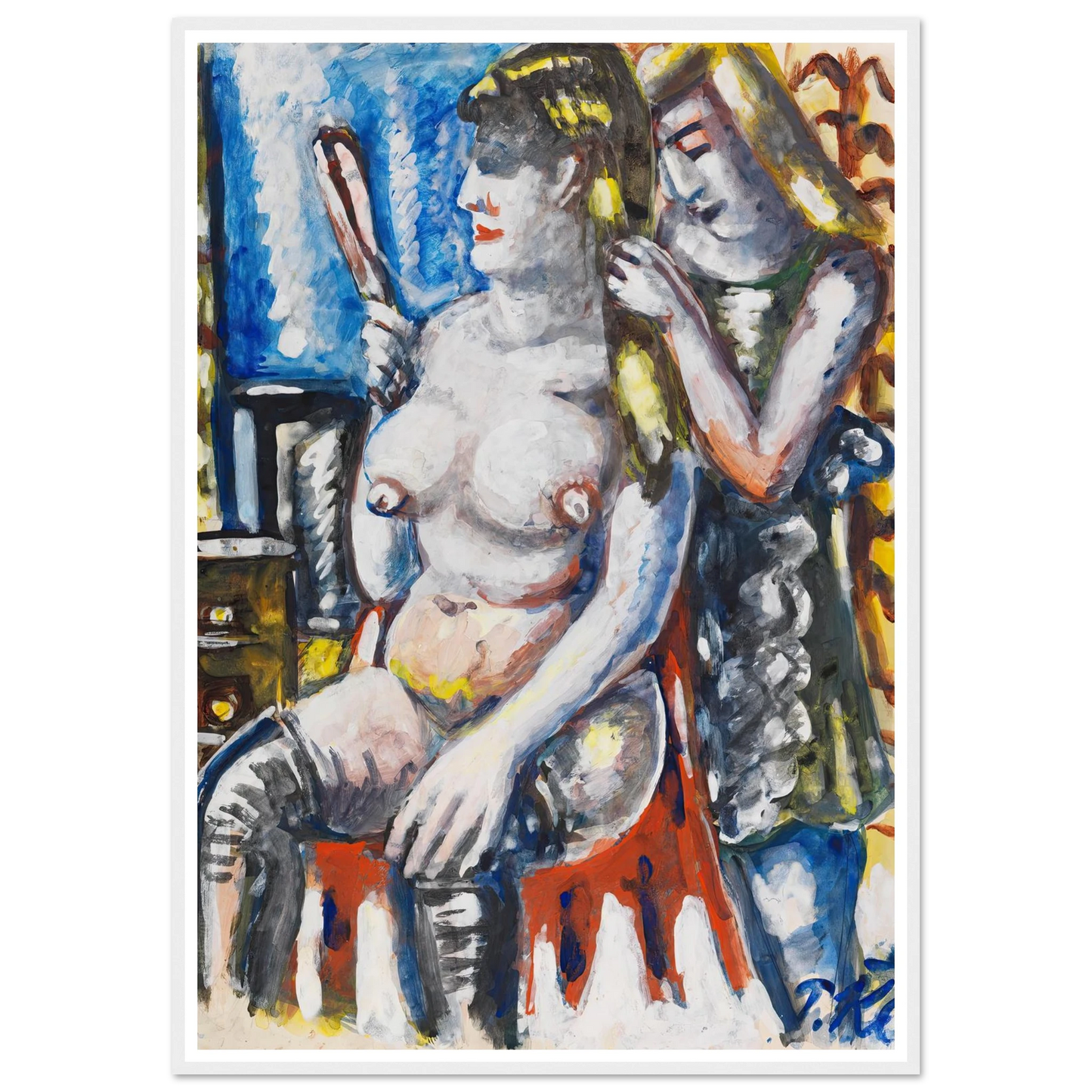 Garderobe (1947) Art Print | Paul Kleinschmidt-Quipham Collections