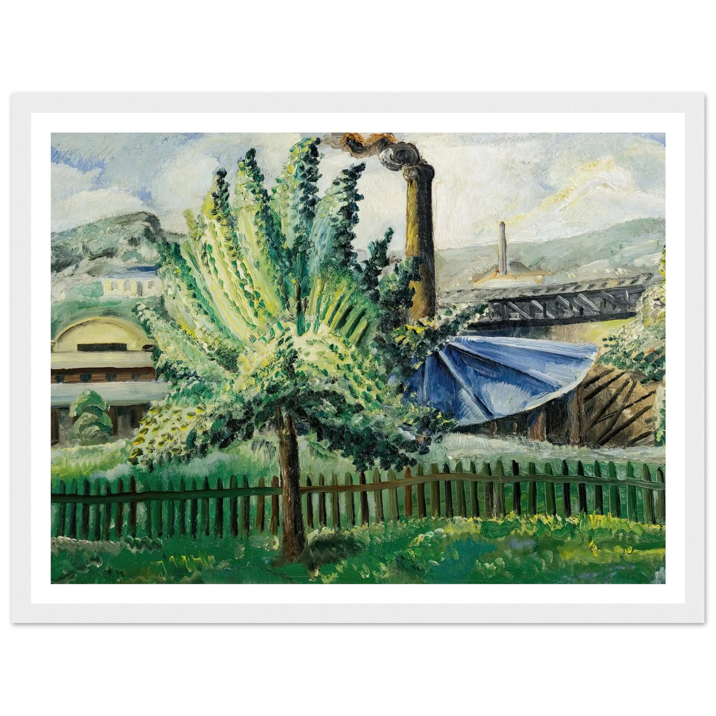 Güterbahnhof, Baumgarten vor Güterbahnhof (1927) Art Print | Paul Kleinschmidt-Quipham Collections