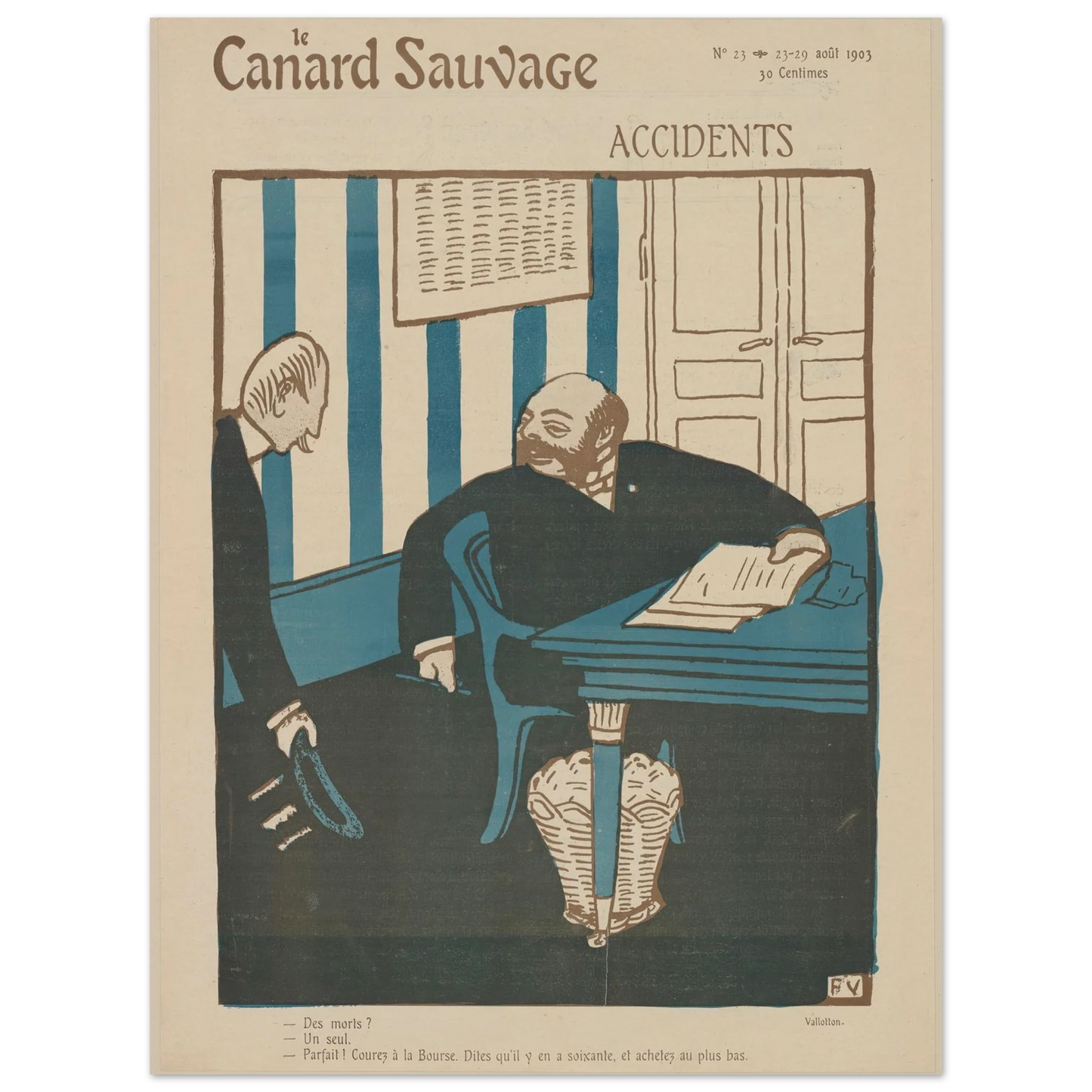 23-29 août 1903 Art Print | Felix Vallotton-Quipham Collections
