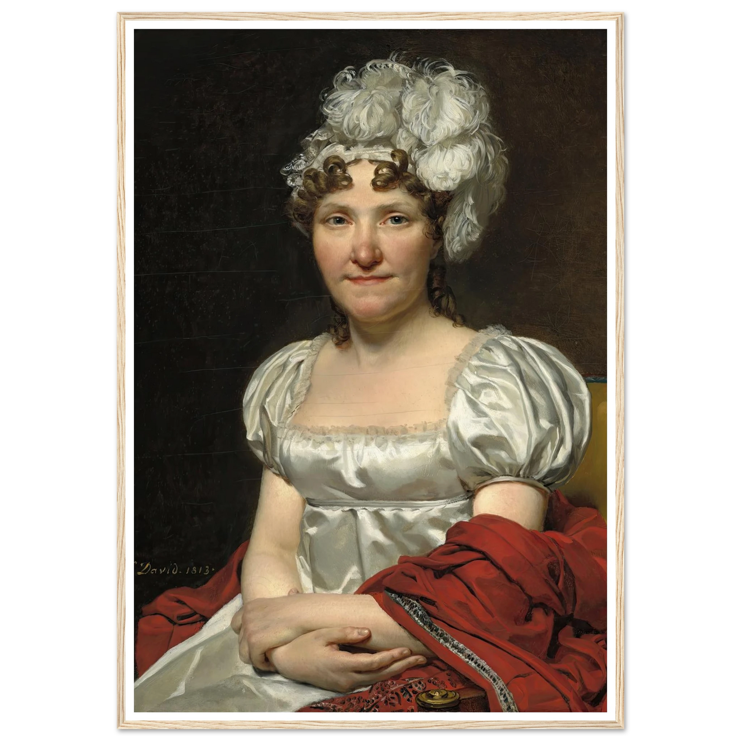 Madame David (1813) Art Print | Jacques Louis David-Quipham Collections
