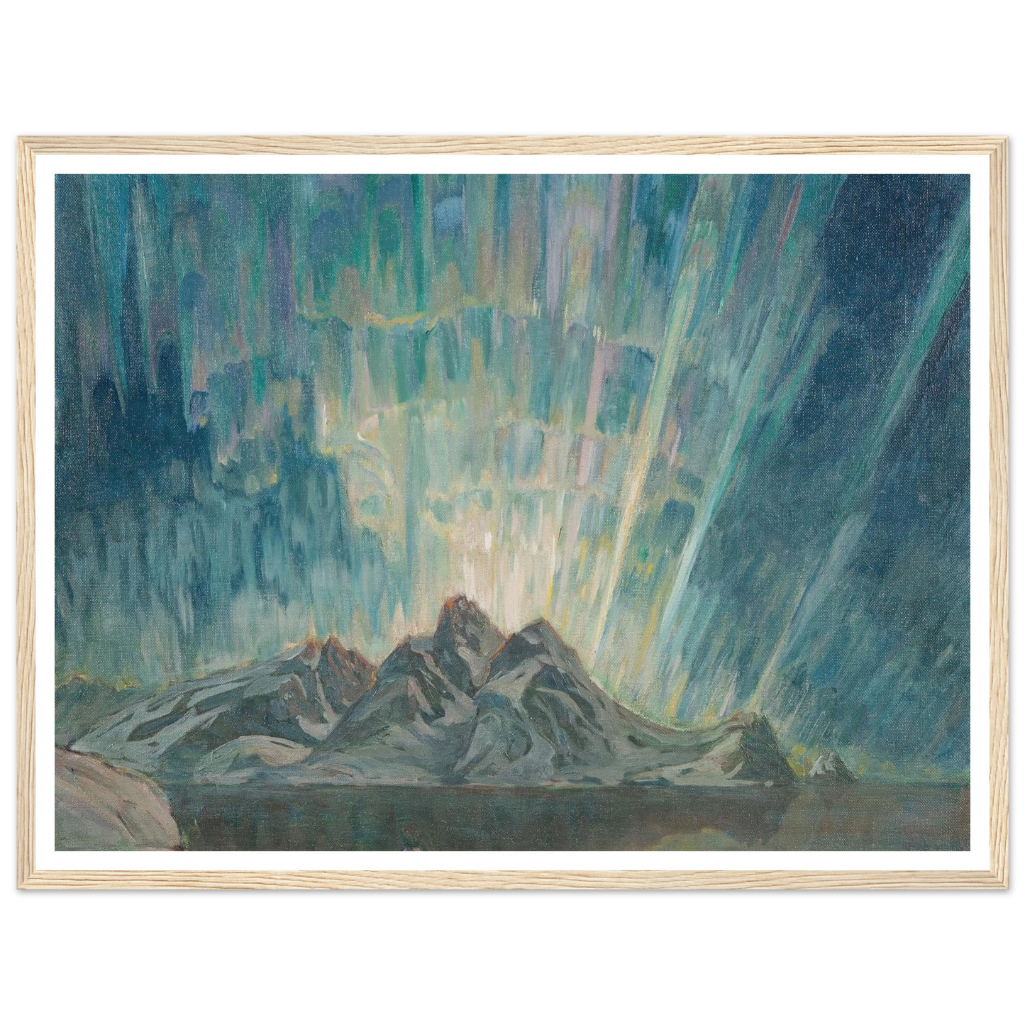 Northern Lights.Study from North Norway Art Print | Anna Boberg-Quipham Collections
