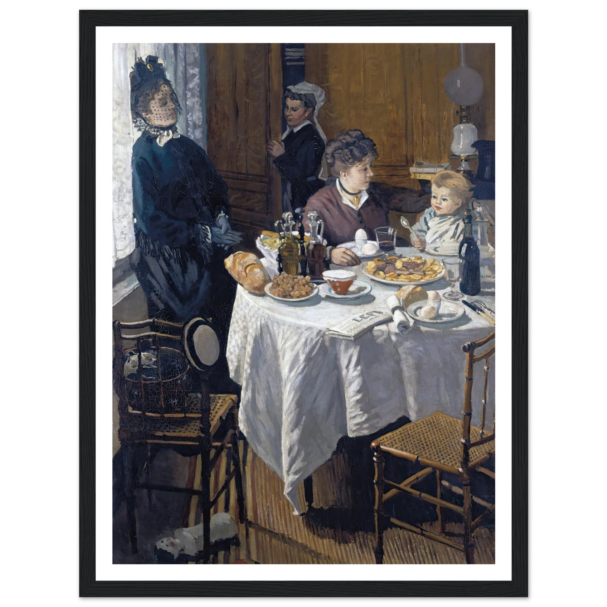 The Luncheon (1868 – 1869) Art Print | Claude Monet-Quipham Collections