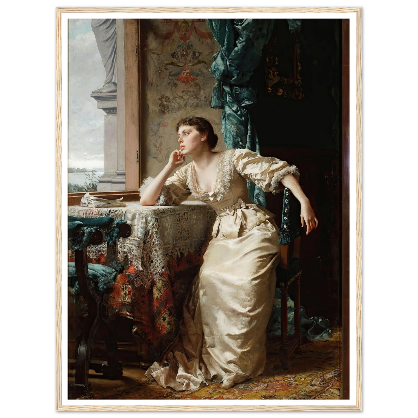 Reverie (1883) Art Print | Wladyslaw Czachorski-Quipham Collections