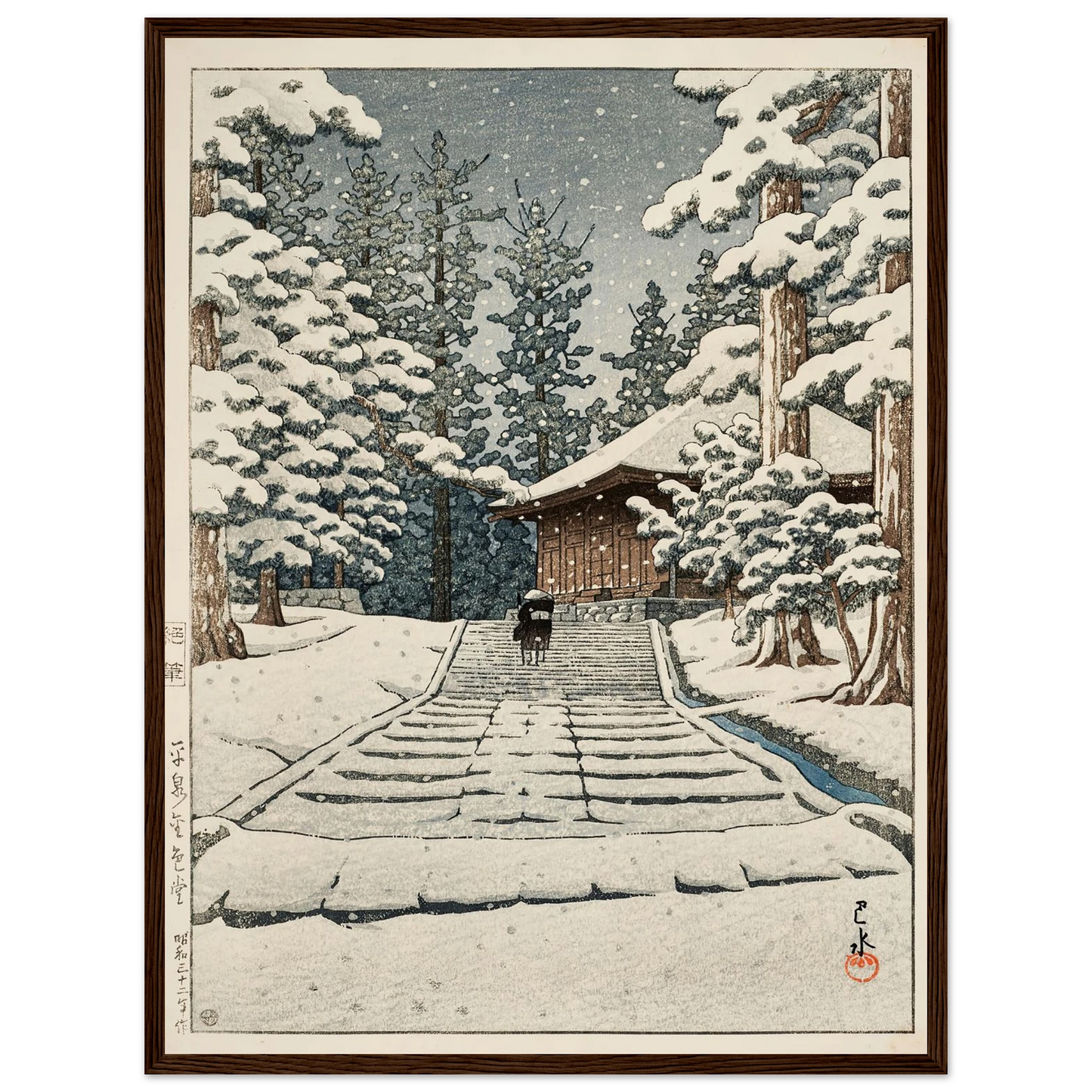 Hiraizumi Konjikido (Konjiki Hall at Hiraizumi) (1957) Art Print | Kawase Hasui-Quipham Collections