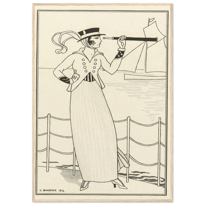 Journal des Dames et des Modes, Costumes Parisiens, 1914, No. 164 (1914) Art Print | George Barbier-Quipham Collections