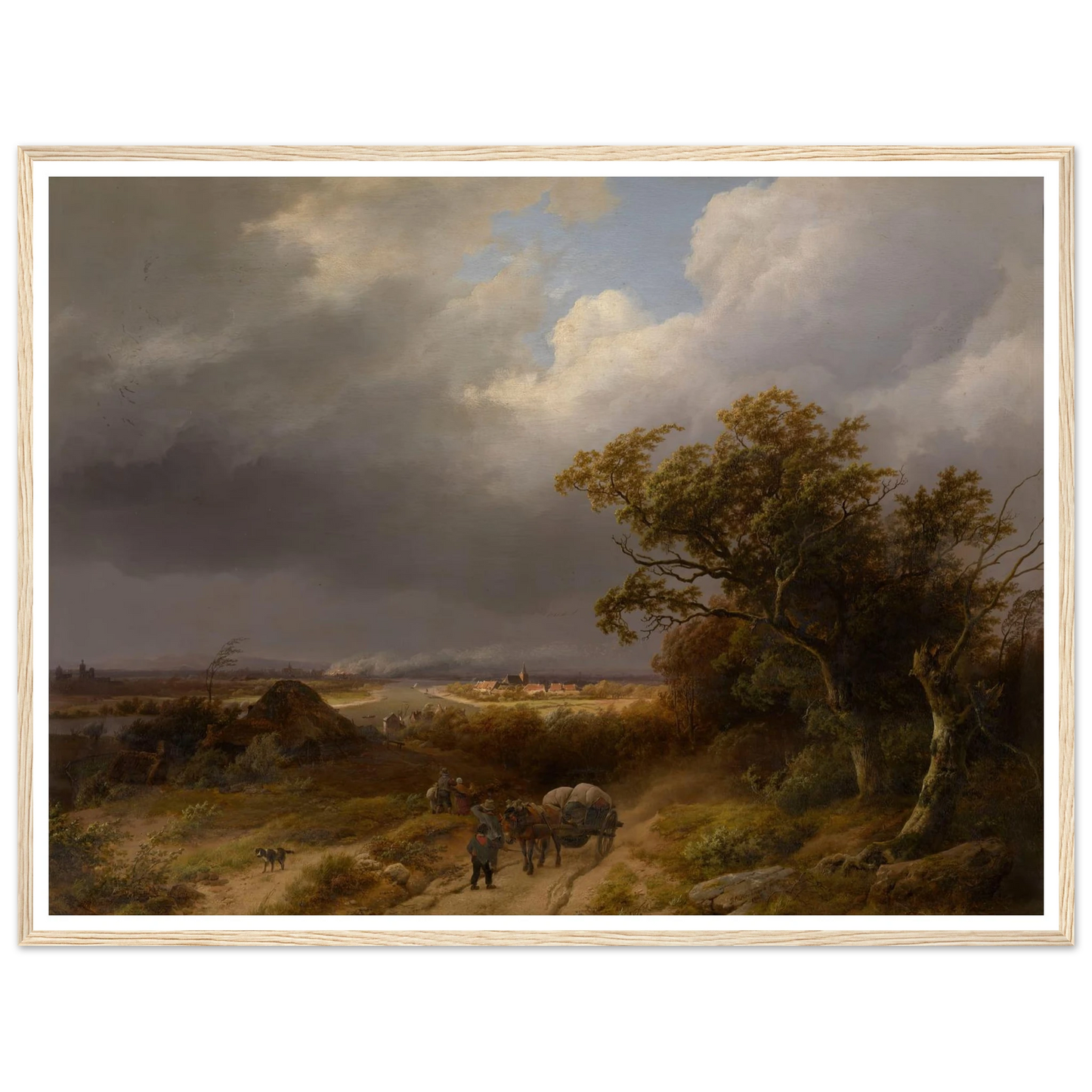 Landscape near Cleves (1846) Art Print | Barend Cornelis Koekkoek-Quipham Collections