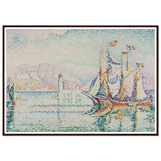 Antibes – Morning (1914) Art Print | Paul Signac-Quipham Collections