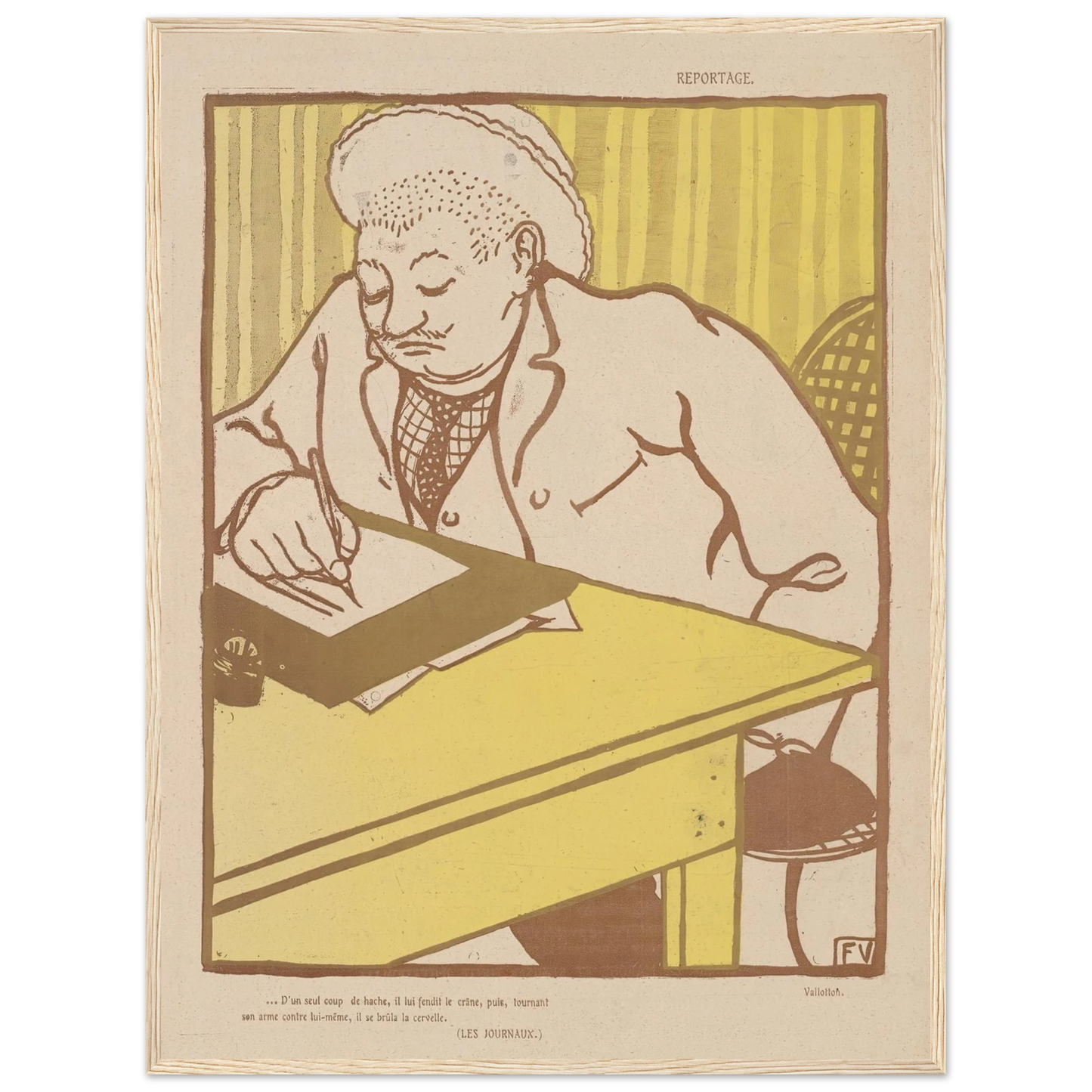 3 octobre 1903 Art Print | Felix Vallotton-Quipham Collections