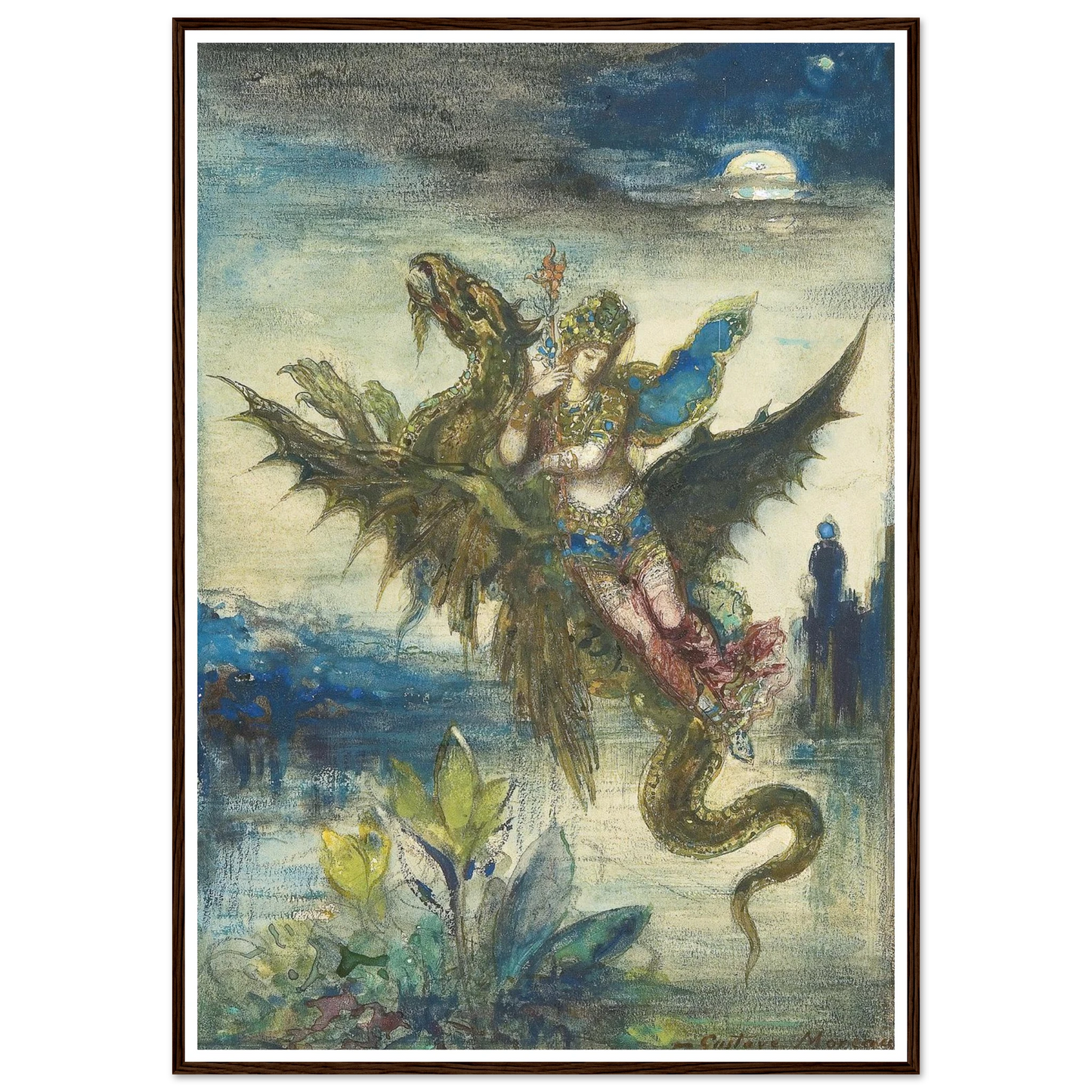 Dream Of The Orient Art Print | Gustave Moreau-Quipham Collections