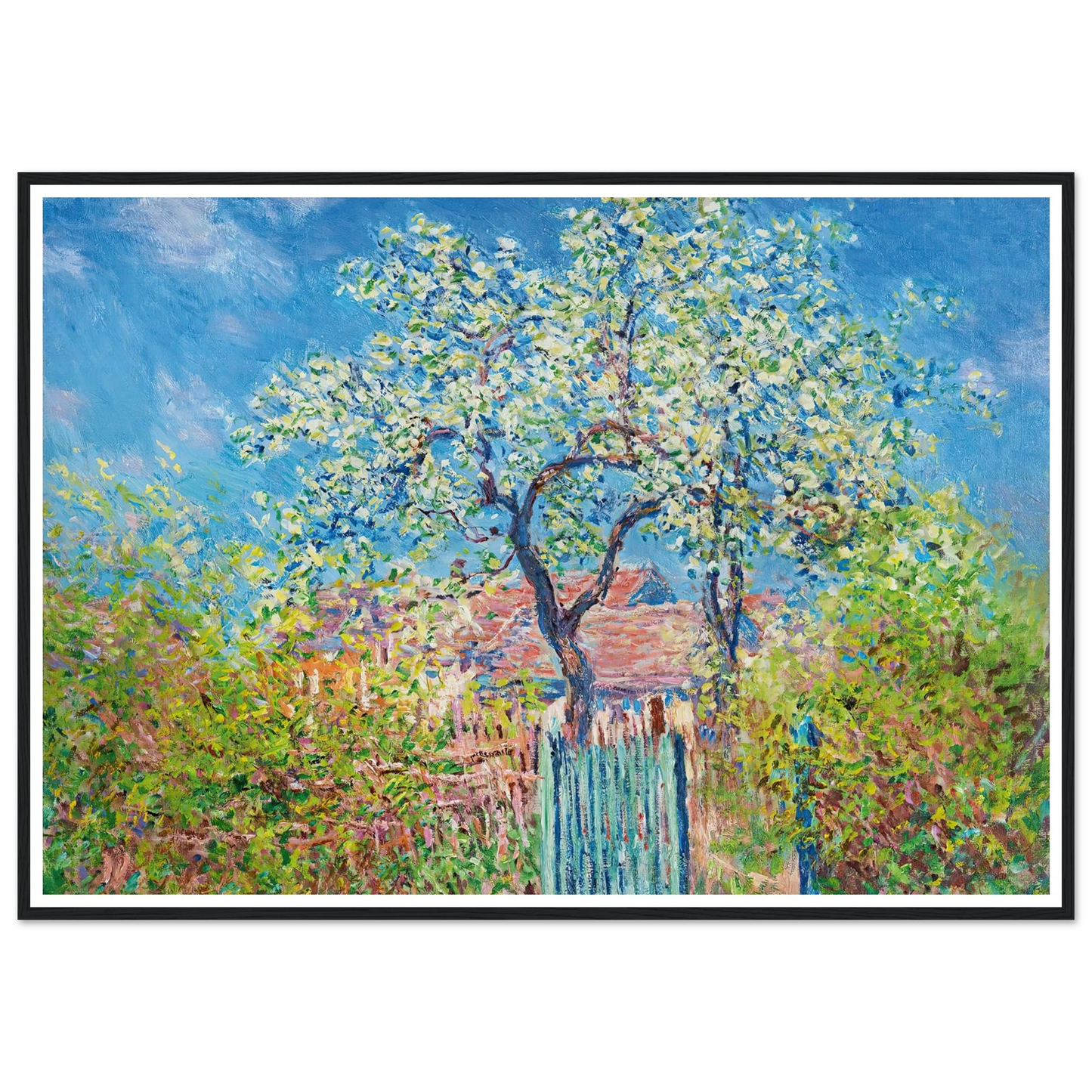 Poirier En Fleurs (1885) Art Print | Claude Monet-Quipham Collections