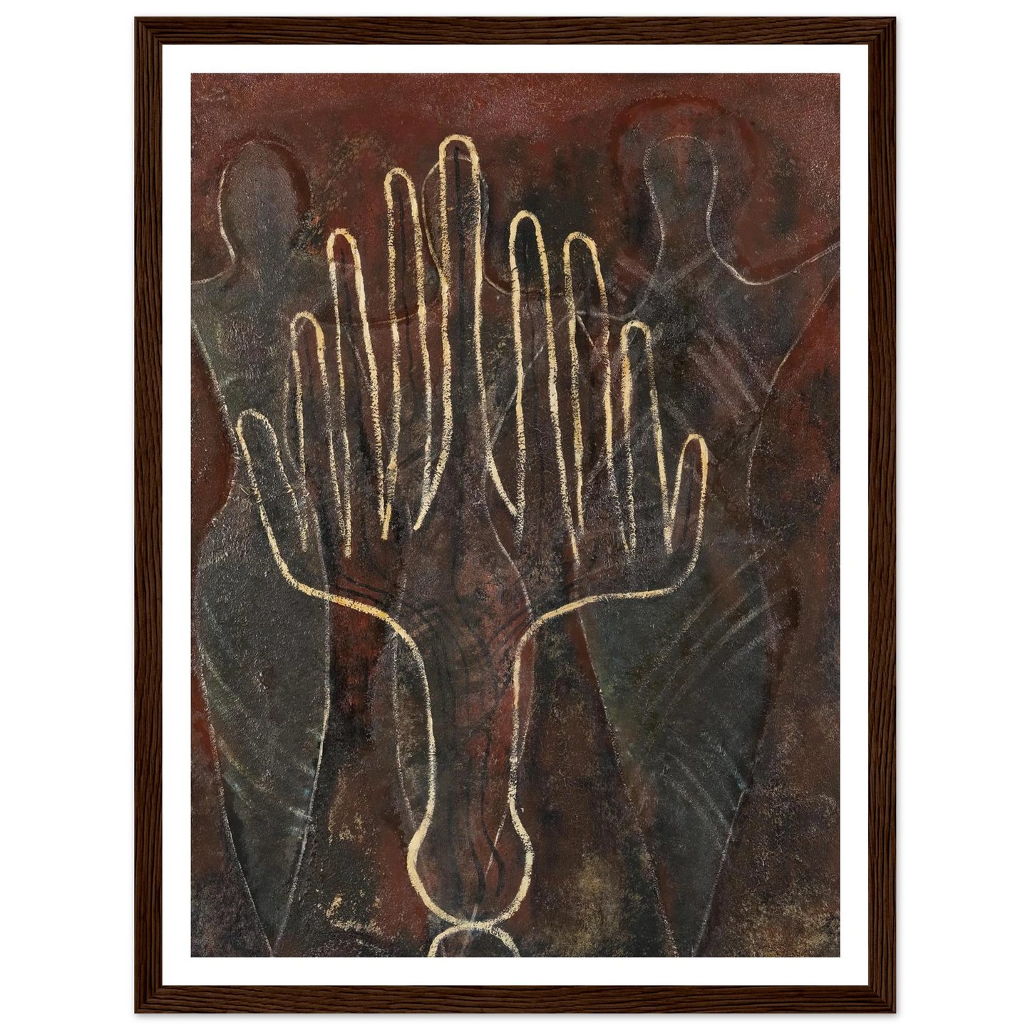 Mains et fantômes (1948) Art Print | Francis Picabia-Quipham Collections