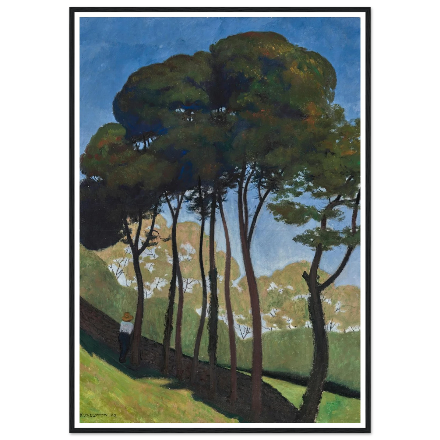 Les Grands Arbres, environs d’Honfleur (1909) Art Print | Felix Vallotton-Quipham Collections
