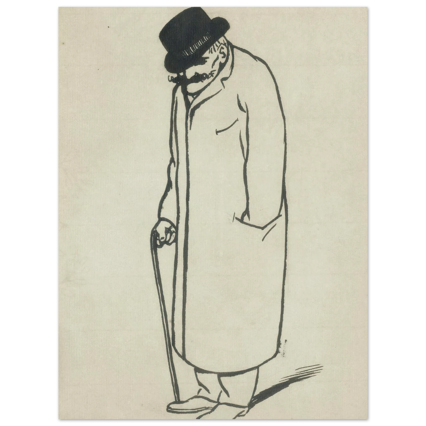A dead man talking Art Print | Felix Vallotton-Quipham Collections