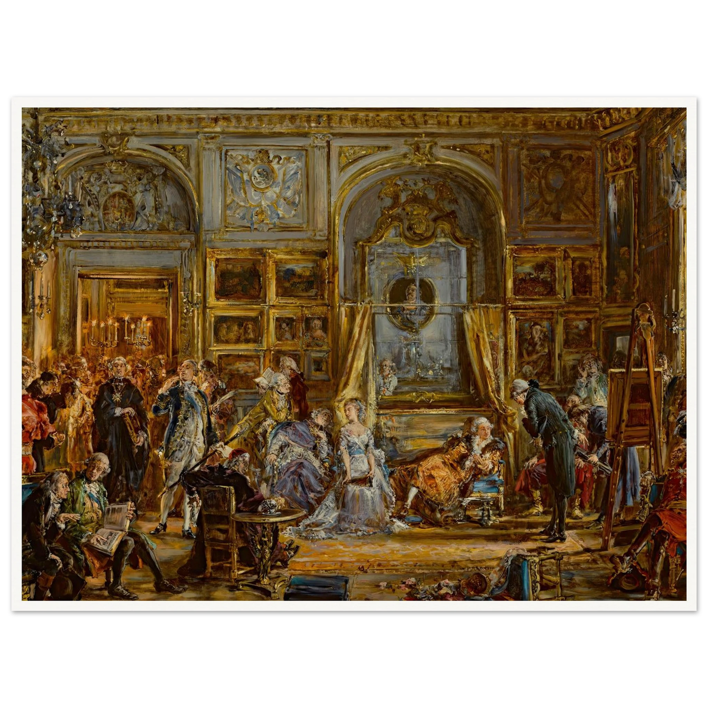Constitution of the 3 May. Four-Year Seym. Commission of Education. Partition 1795 AD, from the series “History of Civilization in Poland” (1888) Art Print | Jan Matejko-Quipham Collections