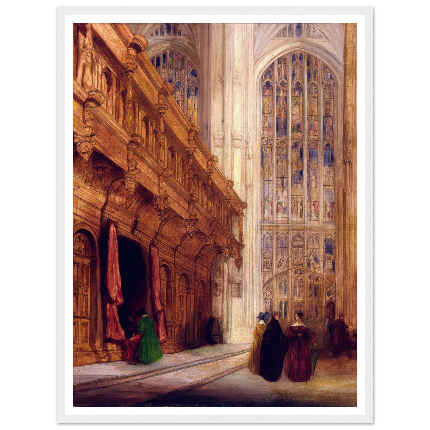 King’s College Chapel–Cambridge Art Print | David Roberts-Quipham Collections