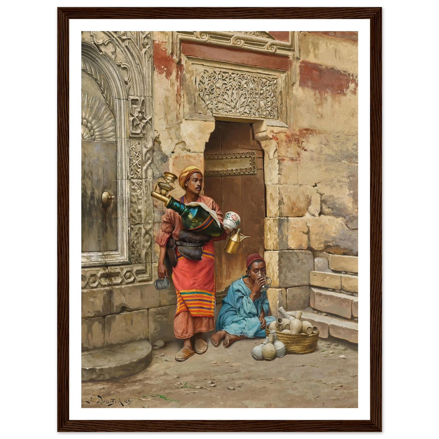 The Water Seller (1891) Art Print | Ludwig Deutsch-Quipham Collections
