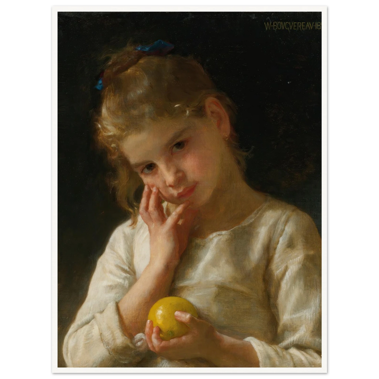 Le Citron (1899) Art Print | William Bouguereau-Quipham Collections