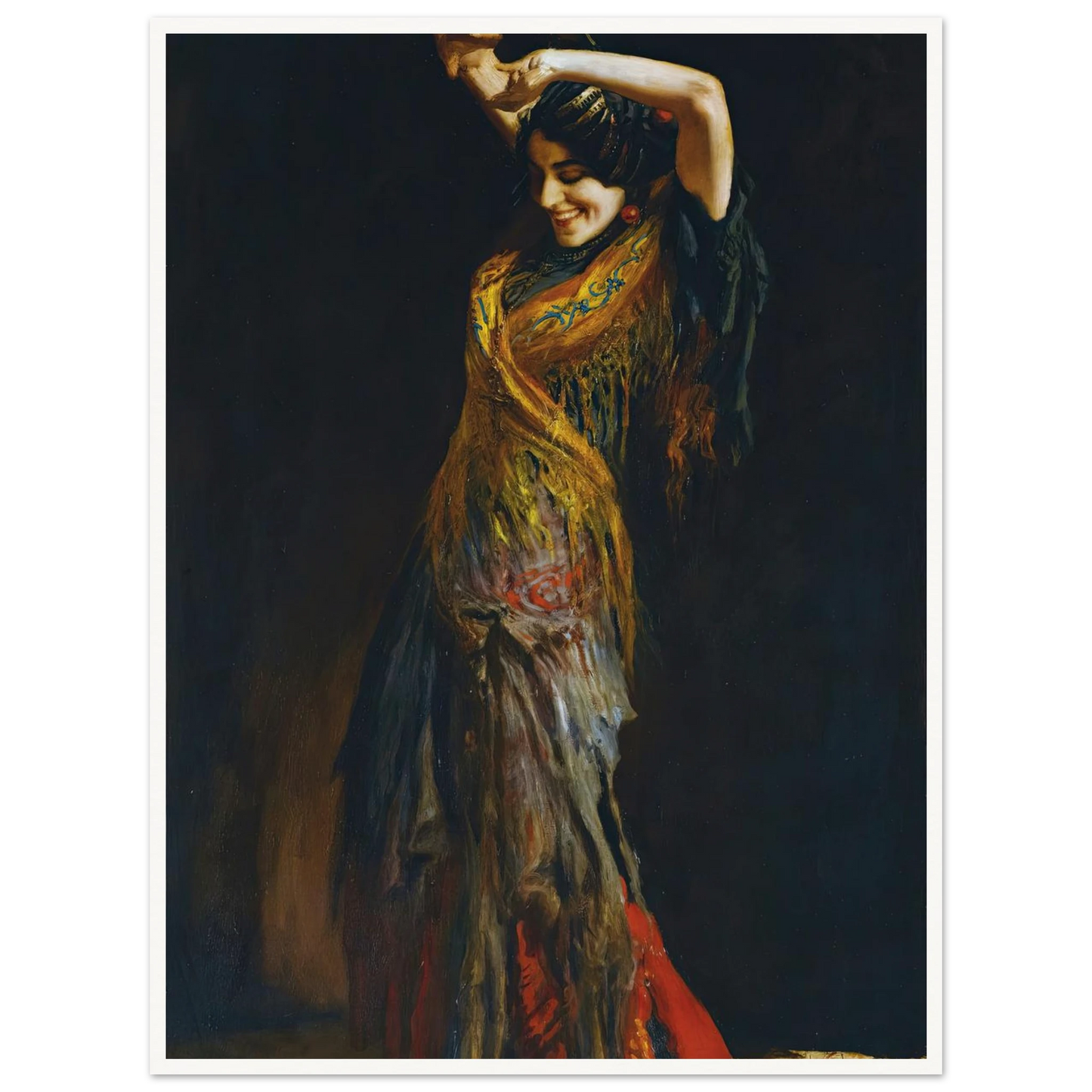 The Flamenco Dancer Art Print | Leopold Schmutzler-Quipham Collections