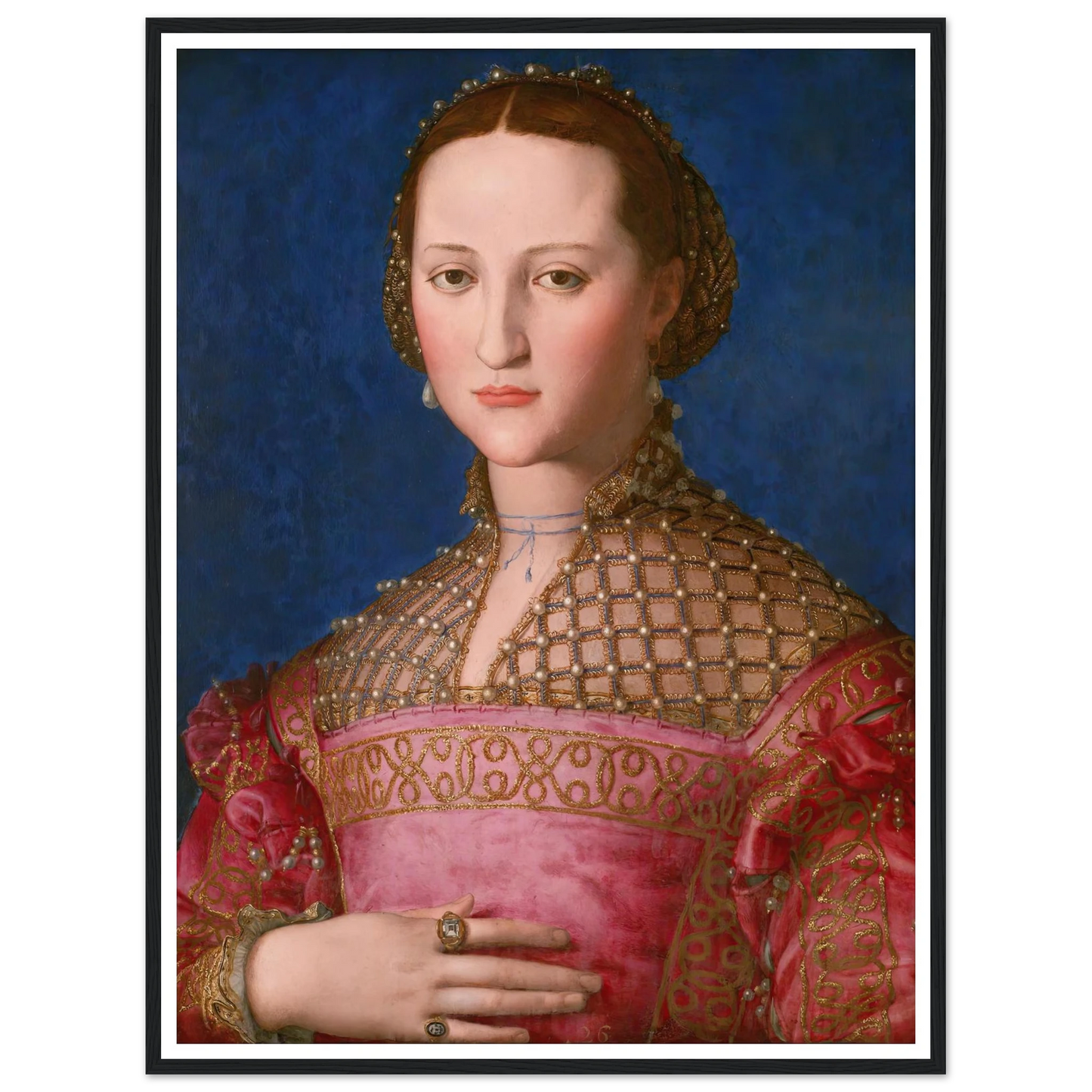 Eleonora Of Toledo (1543) Art Print | Agnolo Bronzino-Quipham Collections