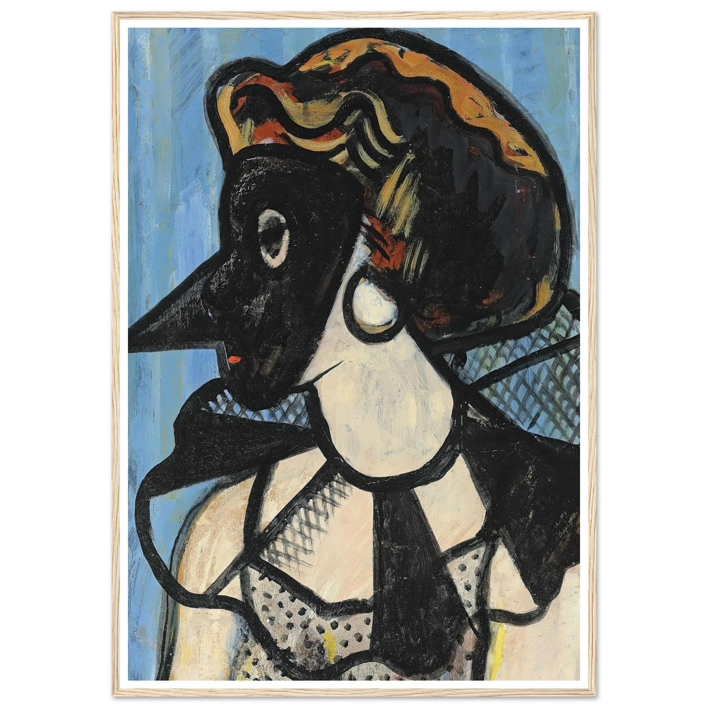 Femme au masque (circa 1938-1939) Art Print | Francis Picabia-Quipham Collections