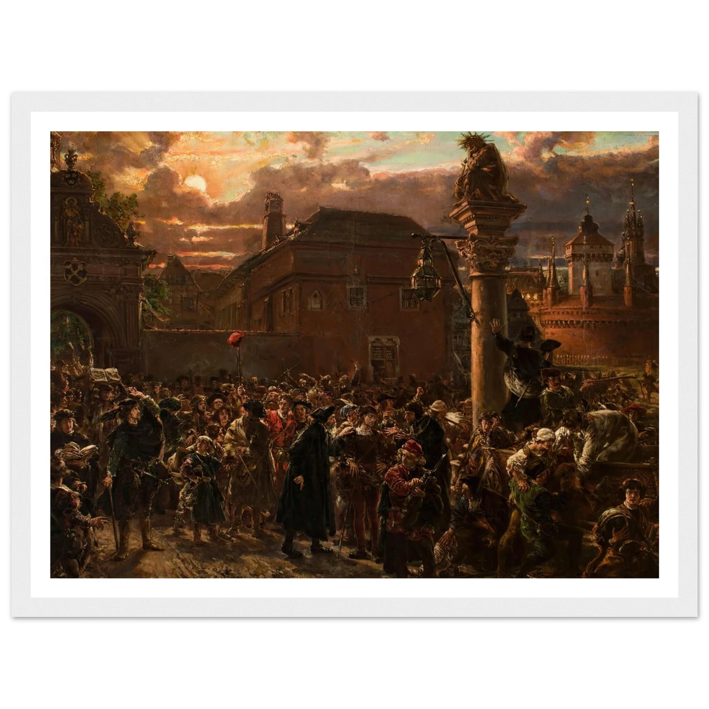 Students Leaving Krakow in 1549 (1892) Art Print | Jan Matejko-Quipham Collections