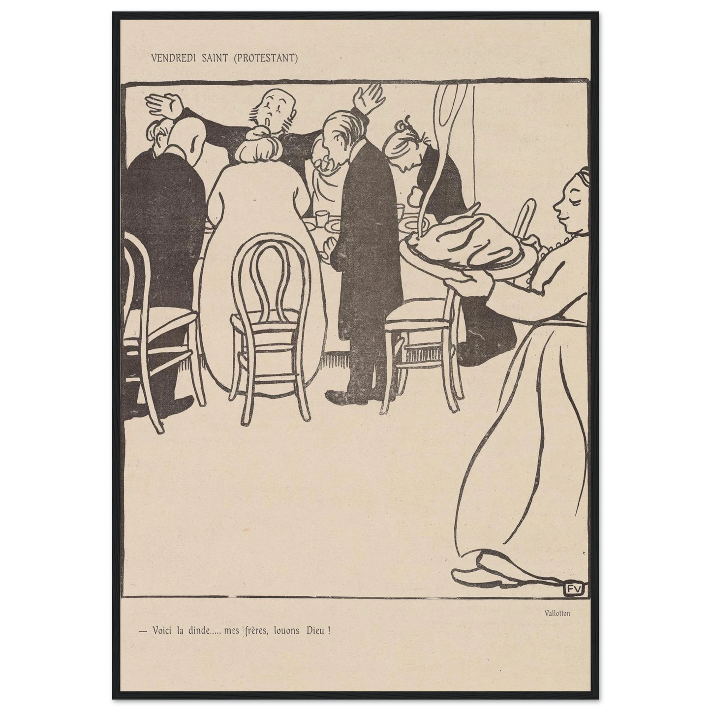 17 avril 1903 Art Print | Felix Vallotton-Quipham Collections