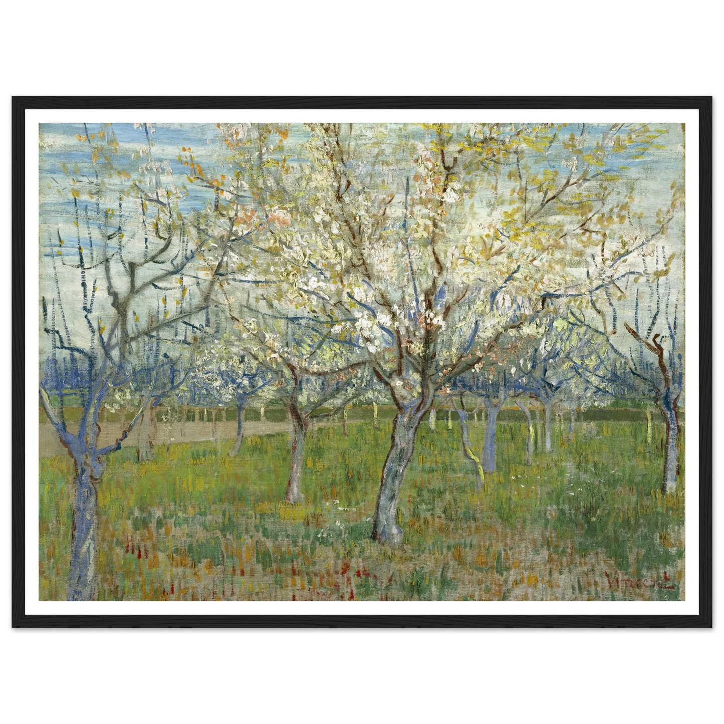 The Pink Orchard (1888) Art Print | Vincent van Gogh-Quipham Collections