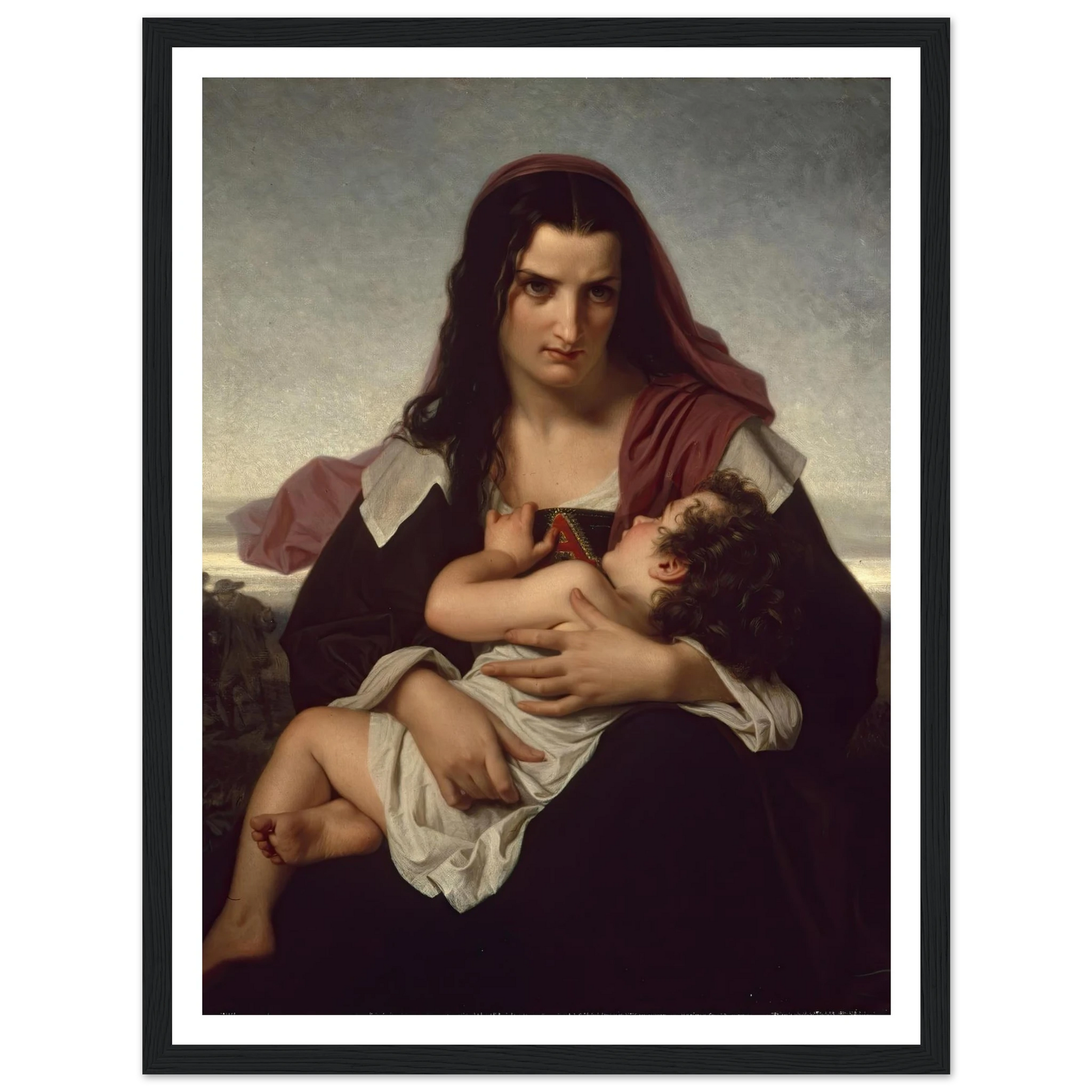 The Scarlet Letter (1861) Art Print | Hugues Merle-Quipham Collections