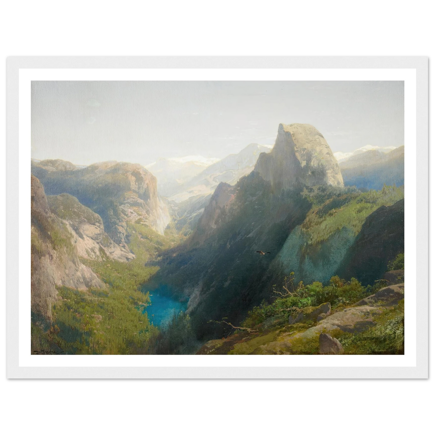 Mirror Lake, Yosemite (1874-1875) Art Print | Hermann Ottomar Herzog-Quipham Collections