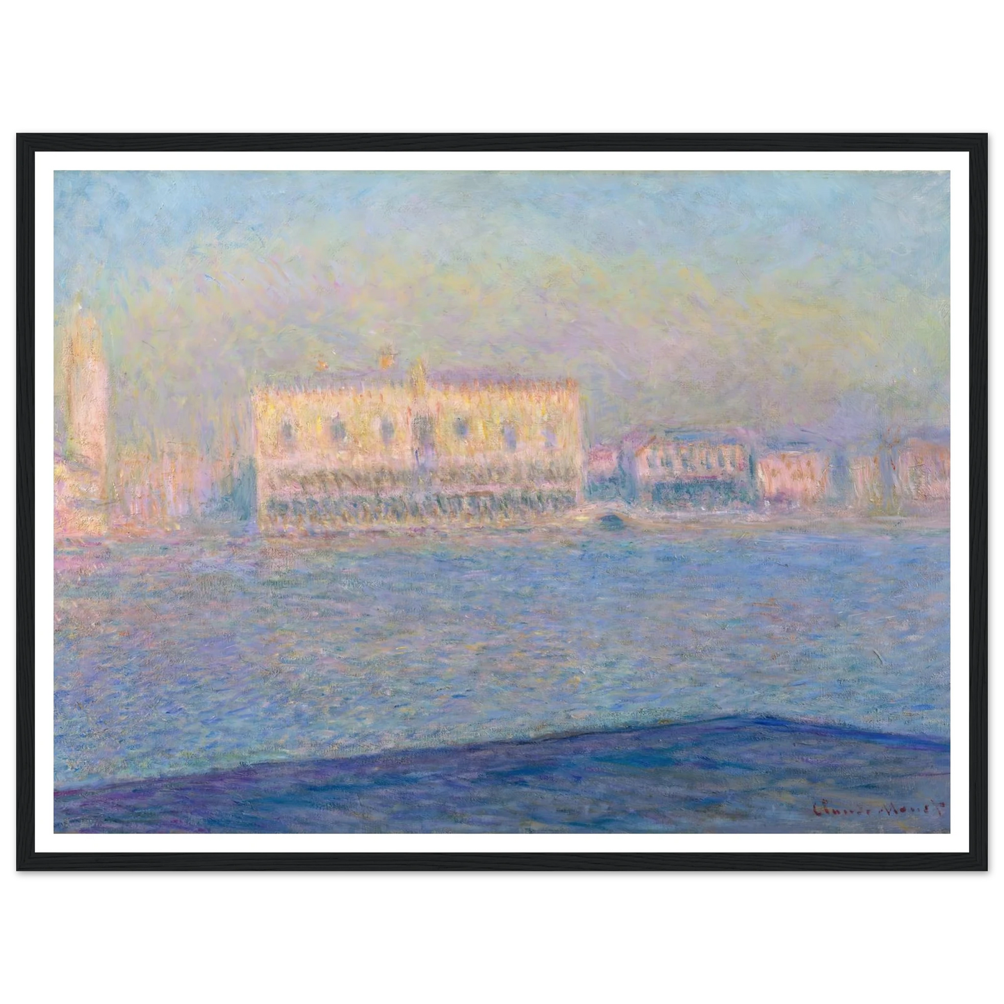 The Doge’s Palace Seen from San Giorgio Maggiore (1908) Art Print | Claude Monet-Quipham Collections