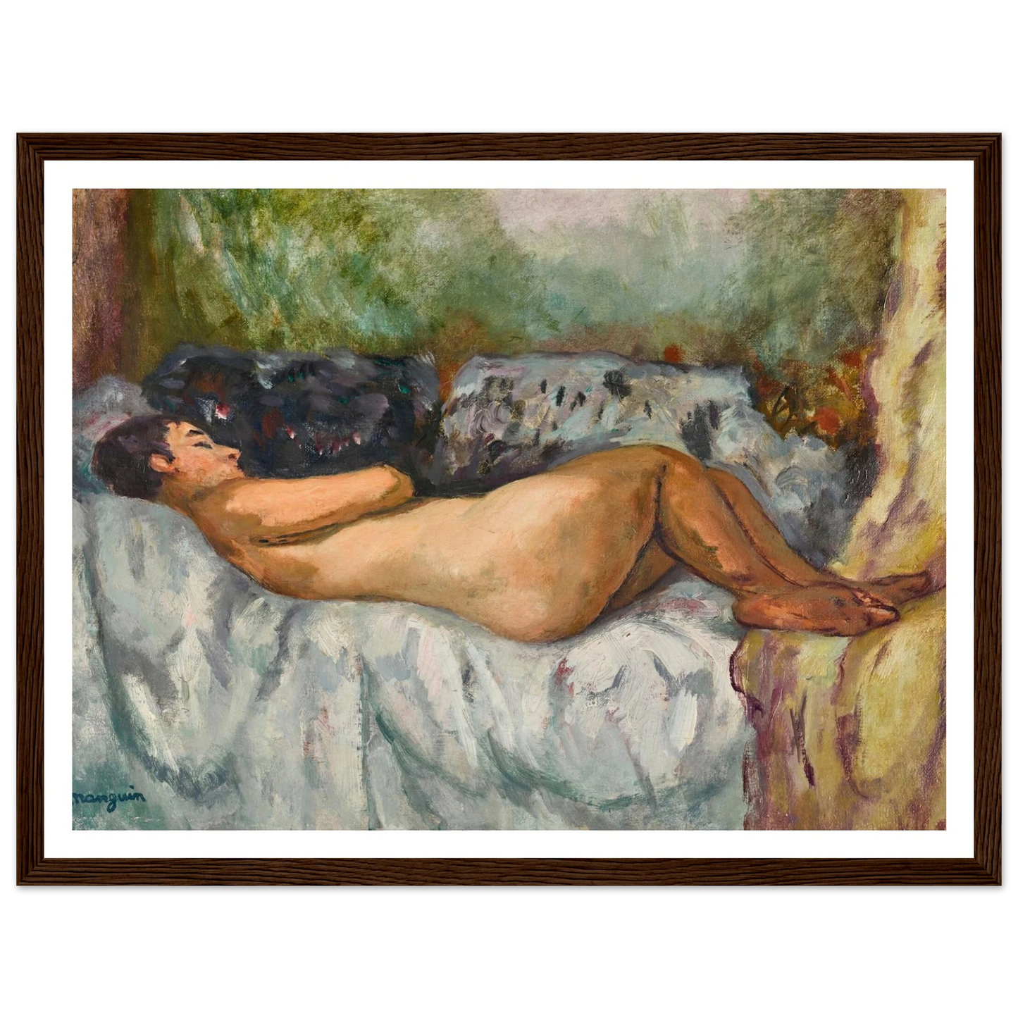 Jeanne; Nu allongé (1931) Art Print | Henri Manguin-Quipham Collections