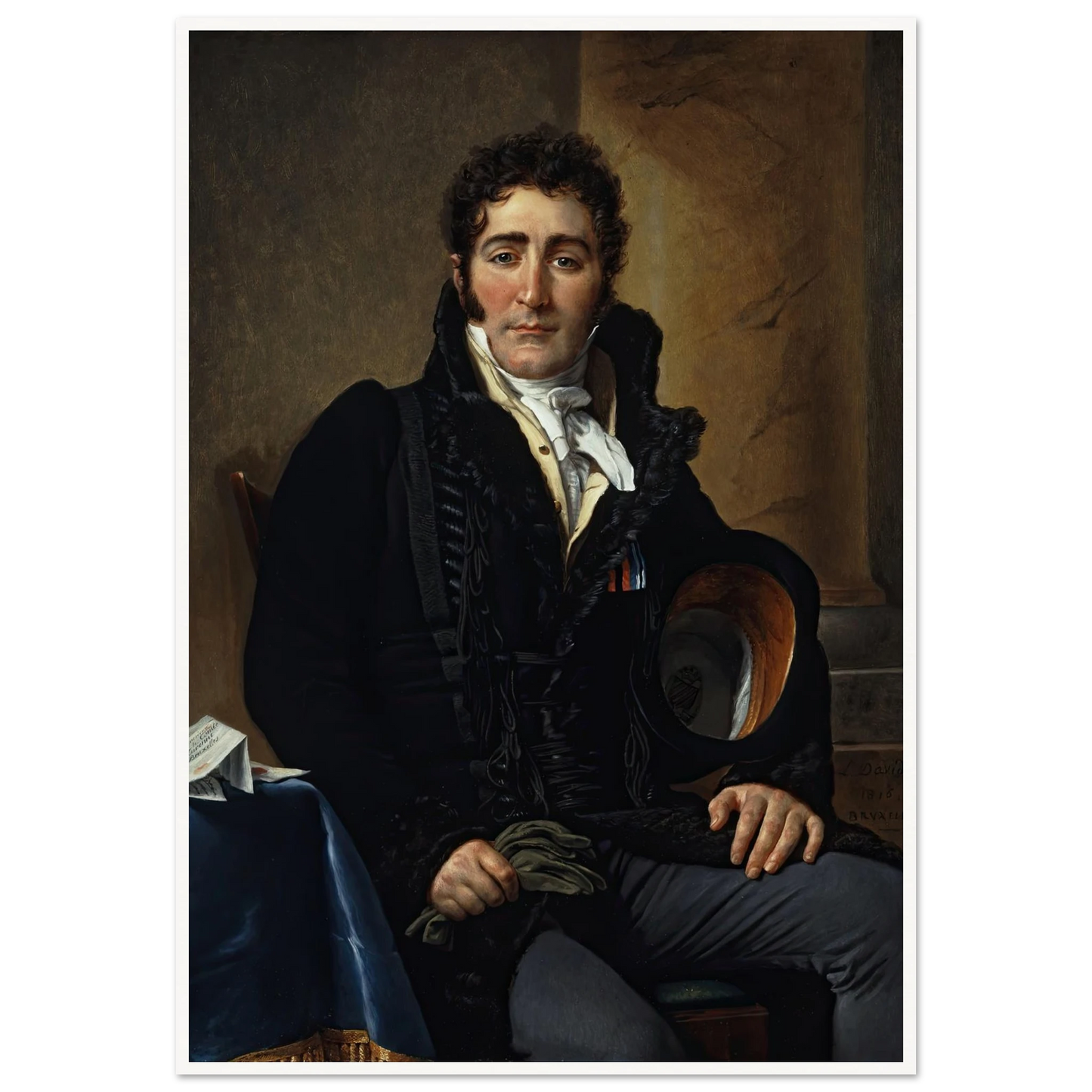 Portrait of the Comte de Turenne (1816) Art Print | Jacques Louis David-Quipham Collections
