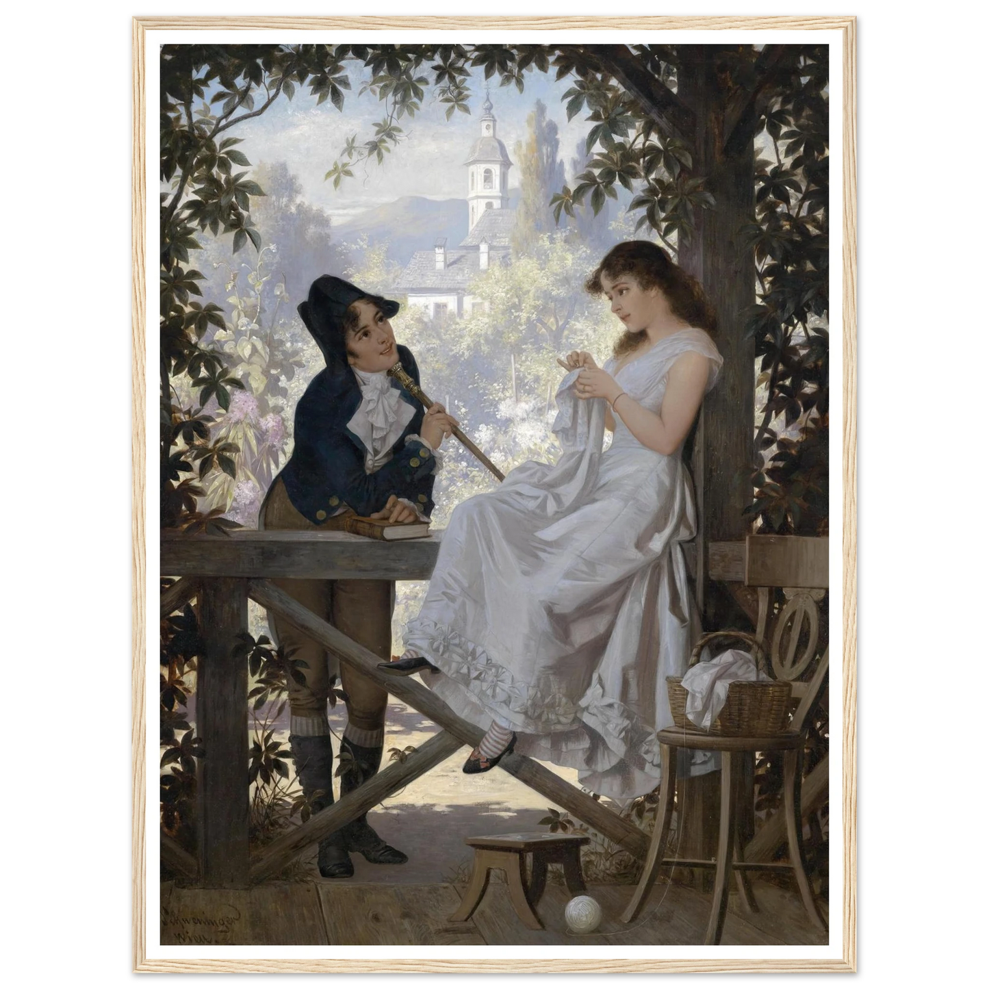 Das Stelldichein Art Print | Carl Schweninger Jr-Quipham Collections