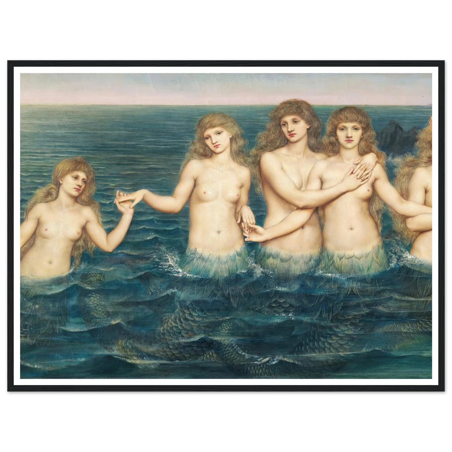 The Sea Maidens (ca 1885-1886) Art Print | Evelyn de Morgan-Quipham Collections