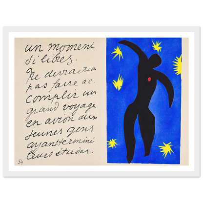 Icarus (1947) Art Print | Henri Matisse-Quipham Collections