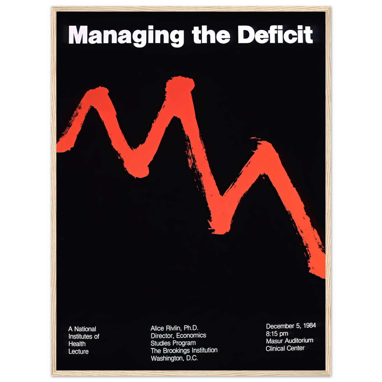 Managing the deficit (1984) Art Print | National Institutes of Health-Quipham Collections