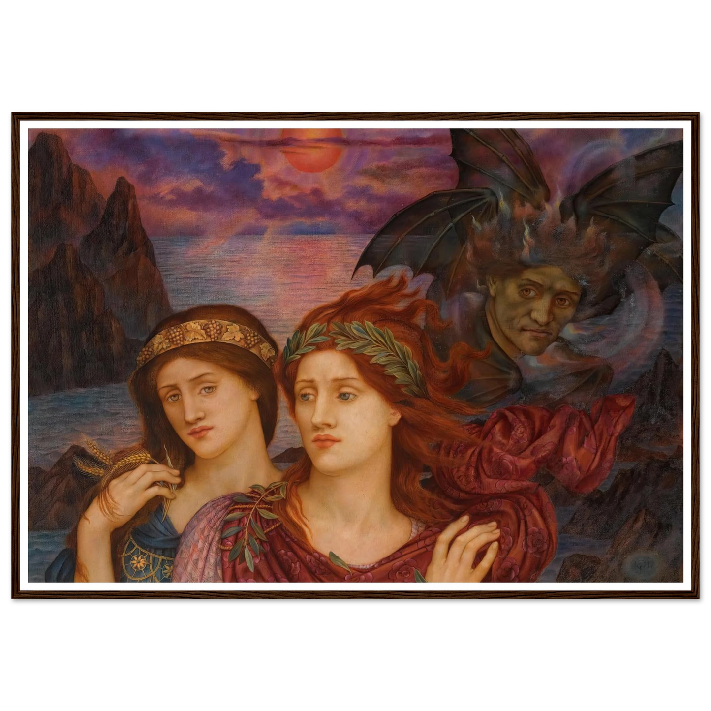 The Vision (1914) Art Print | Evelyn de Morgan-Quipham Collections