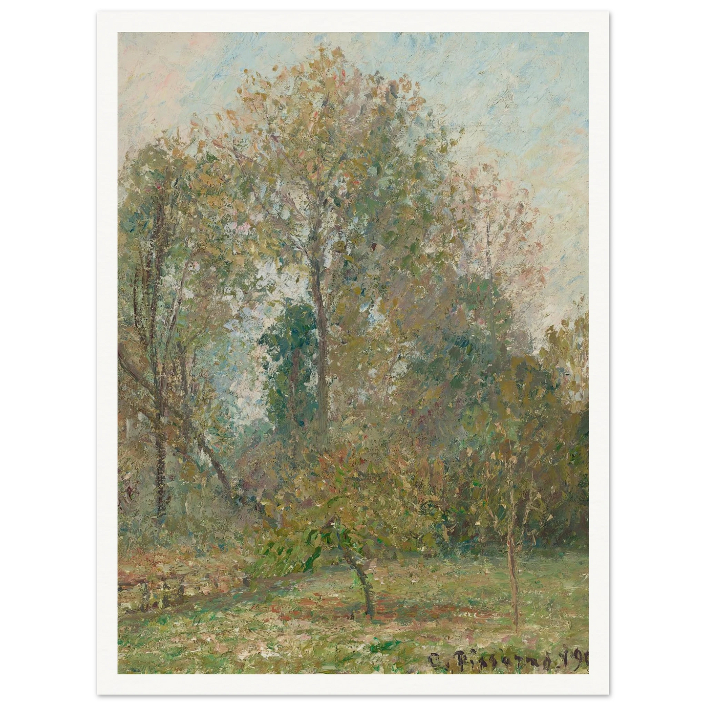 Gelée blanche à Eragny (1902) Art Print | Camille Pissarro-Quipham Collections