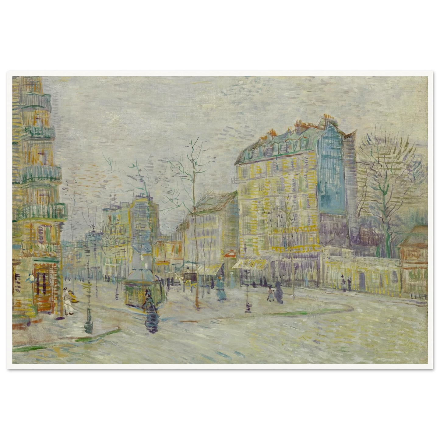 Boulevard de Clichy (1887) Art Print | Vincent van Gogh-Quipham Collections