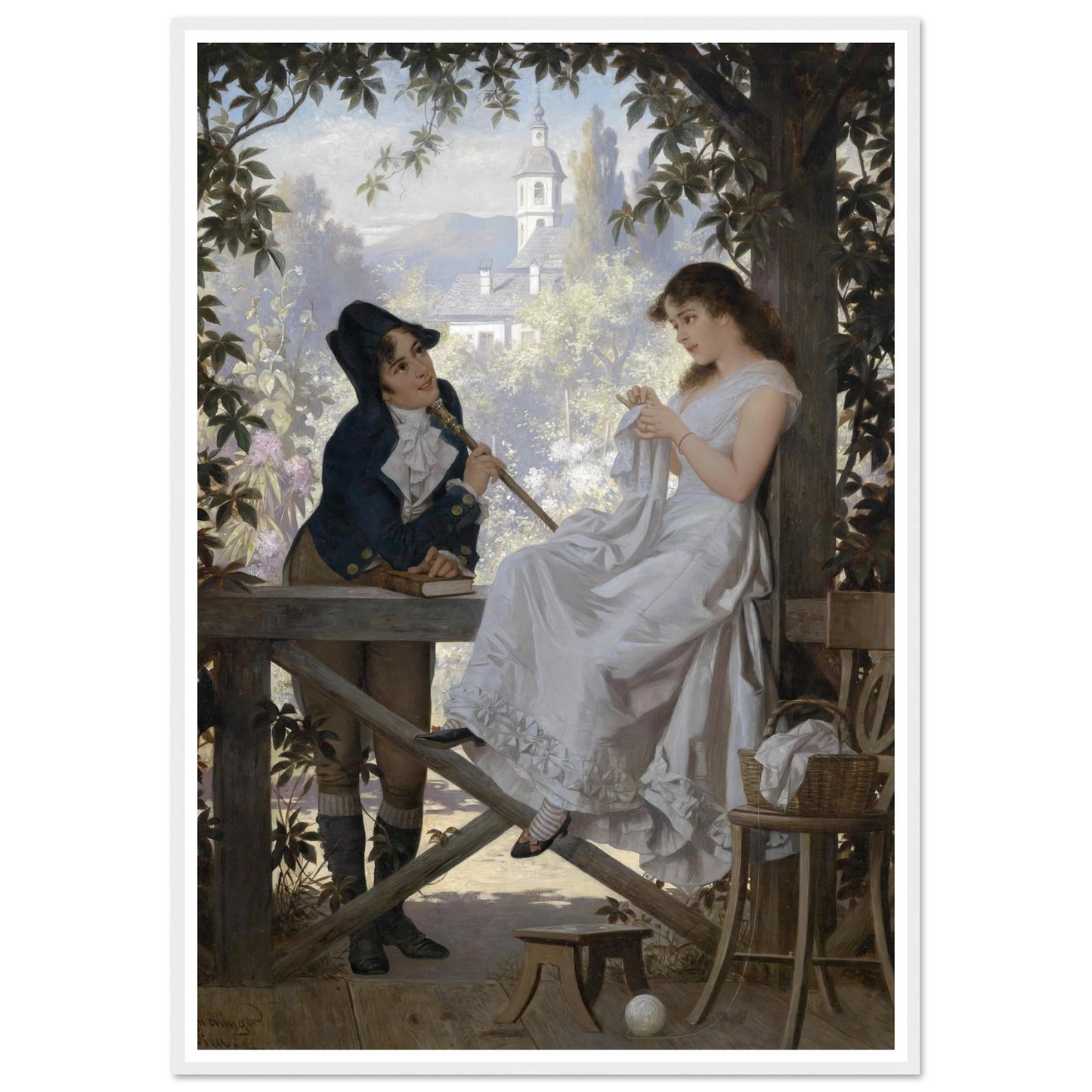 Das Stelldichein Art Print | Carl Schweninger Jr-Quipham Collections