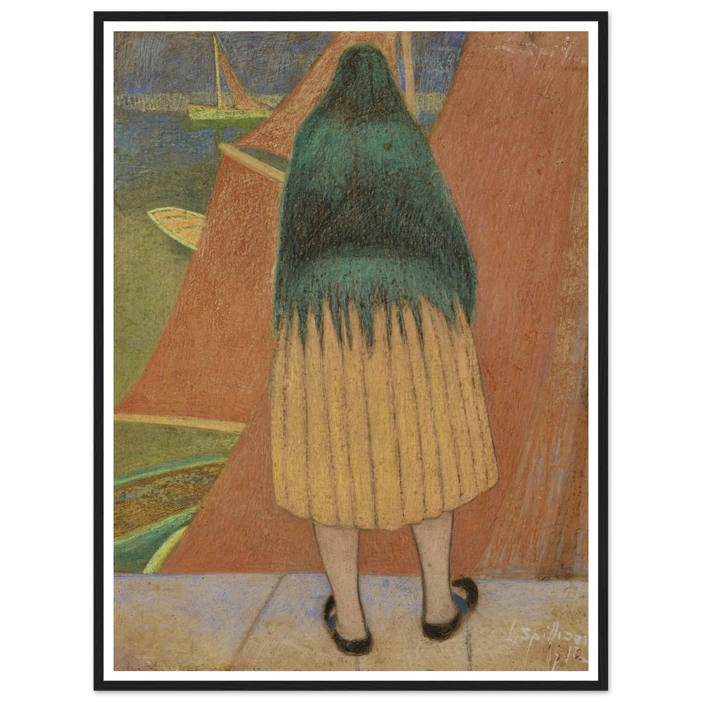 Vissersvrouw (1912) Art Print | Leon Spilliaert-Quipham Collections
